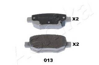 ASHIKA 51-00-013 Brake Pad Set, disc brake